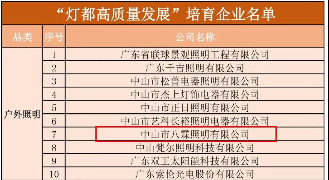 “燈都高質(zhì)量發(fā)展”培育戶外照明類企業(yè)名單.jpg “燈都高質(zhì)量發(fā)展”培育戶外照明類企業(yè)名單.jpg