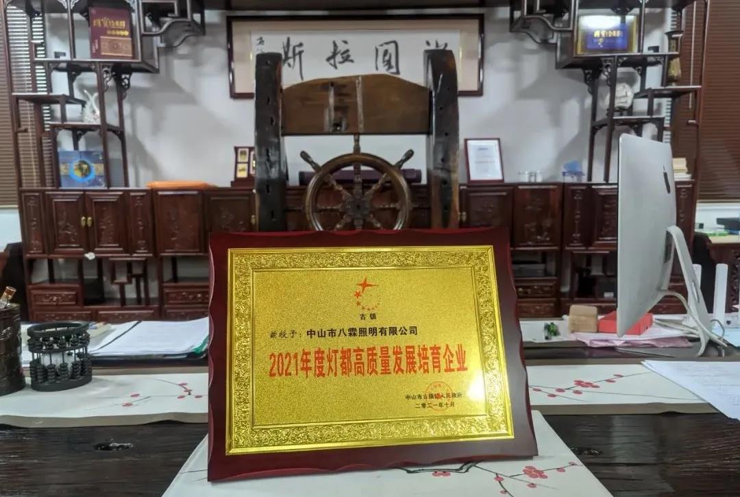 八霖照明榮獲2021年度燈都高質(zhì)量發(fā)展培育企業(yè).jpg 八霖照明榮獲2021年度燈都高質(zhì)量發(fā)展培育企業(yè).jpg